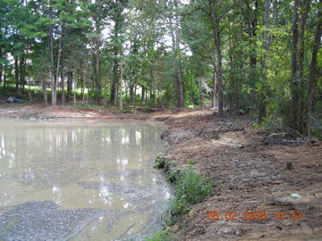 North carolina pond clearing